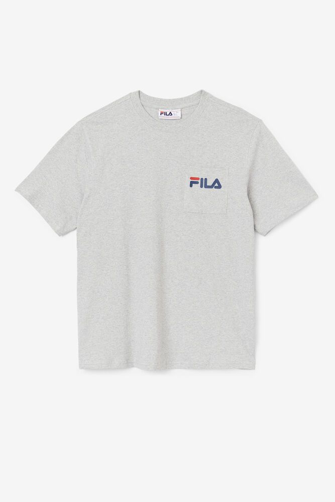 Fila T-Shirt Herre Grå Curtis Pocket BPI-659172